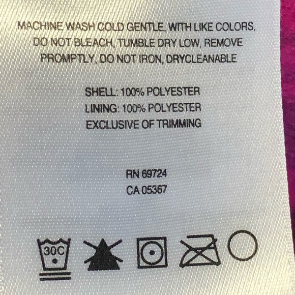 ⭐️ Columbia Pink Plaid Fleece Full Zip Jacket SMALL - Picture 8 of 8